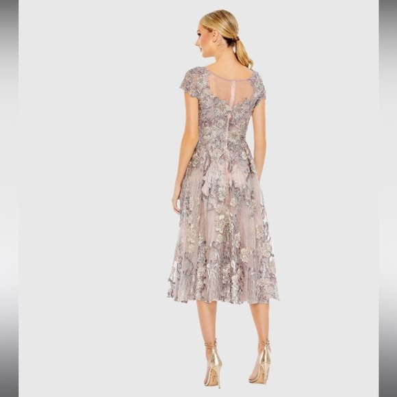 Mac Duggal 20315 Embroidered Cap Sleeve A Line - Picture 3 of 10